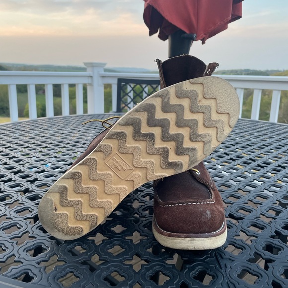 Red Wing 8” Chocolate Muleskinner Moc Toes - Picture 6 of 7